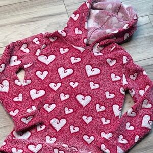 Heart Pattern Hoodie